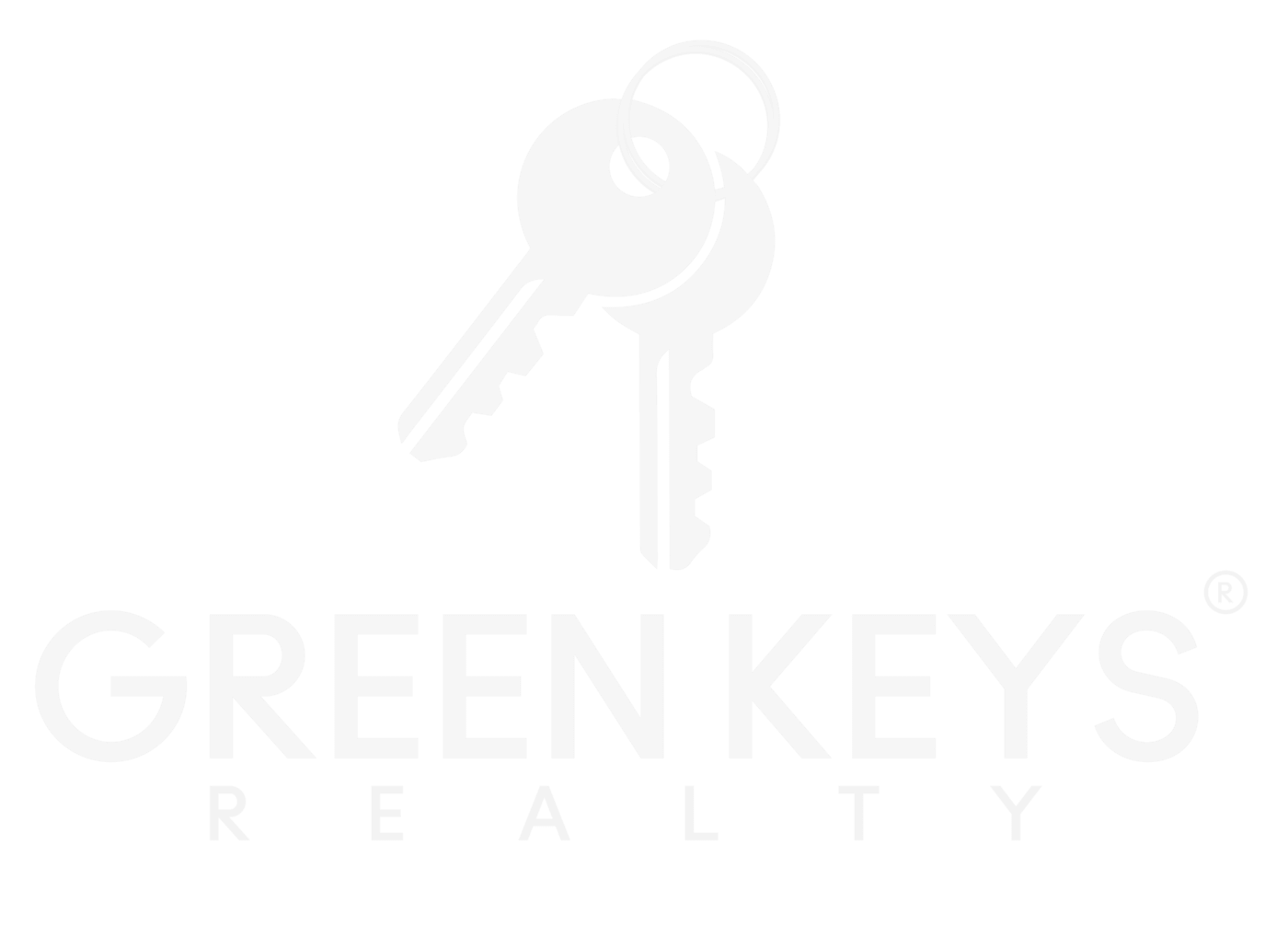GreenKeys realty logo white